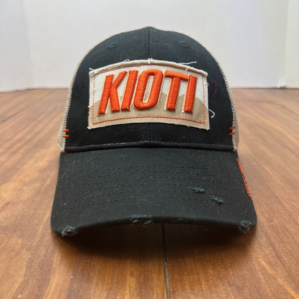 KIOTI Tractor Hat The Tractor Shop South Webster OH Distressed Trucker Cap Mesh